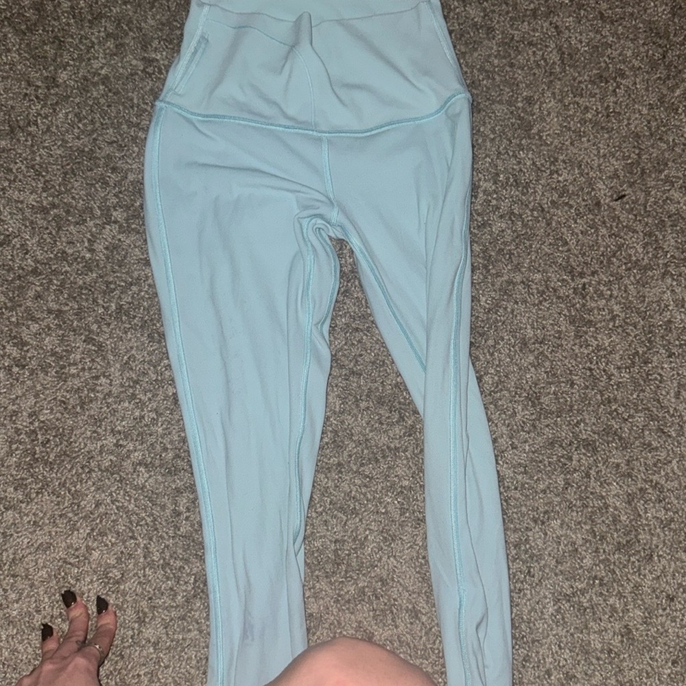 Lululemon High Waist Leggings with Tapered Ankle - Picture 4 of 7